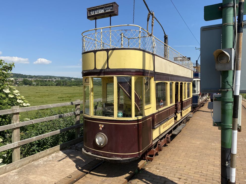 Brown Tram Car 7 