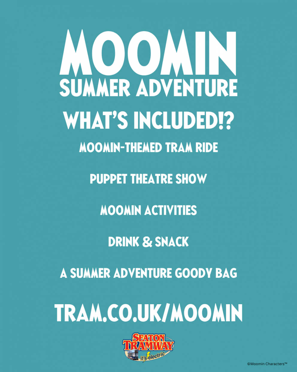 Moomin Summer Adventure at Seaton Tramway