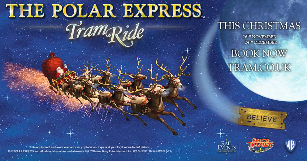 Christmas Steam Event 2022 Scam The Polar Express™ Tram Ride At Seaton Tramway, Devon This Christmas