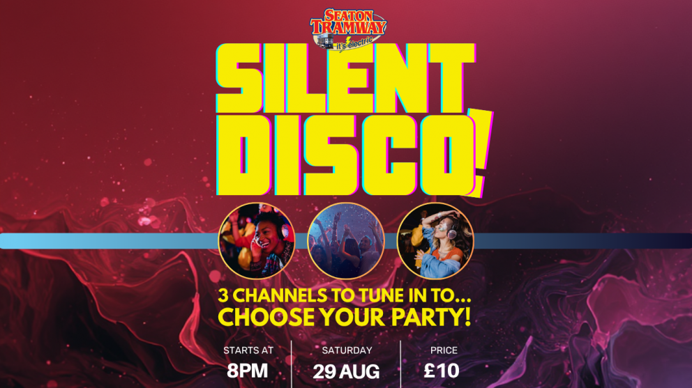 Silent disco, Seaton DEvon 29th August