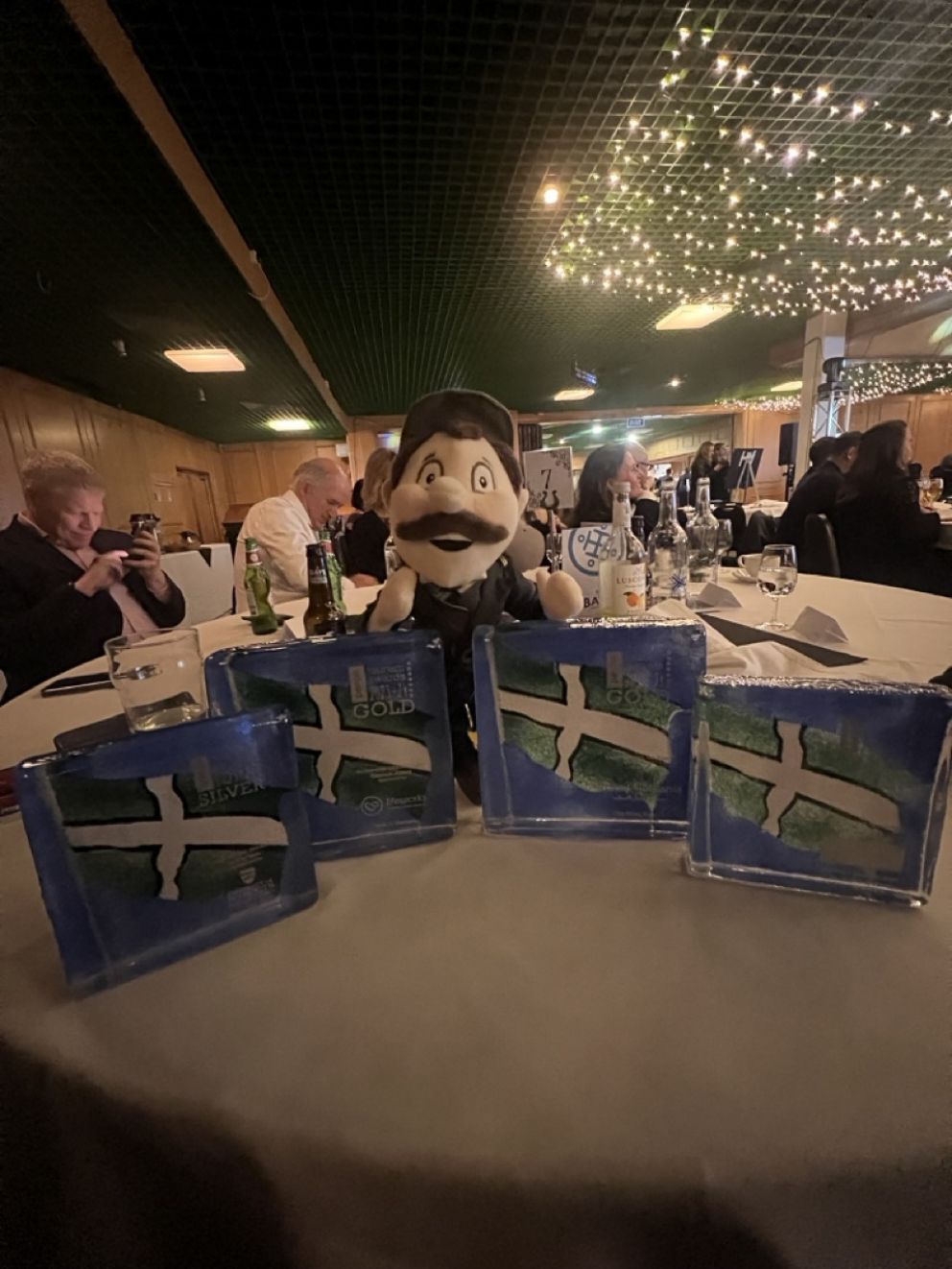 Mascot Gilbert with Seaton Tramways 4 awards