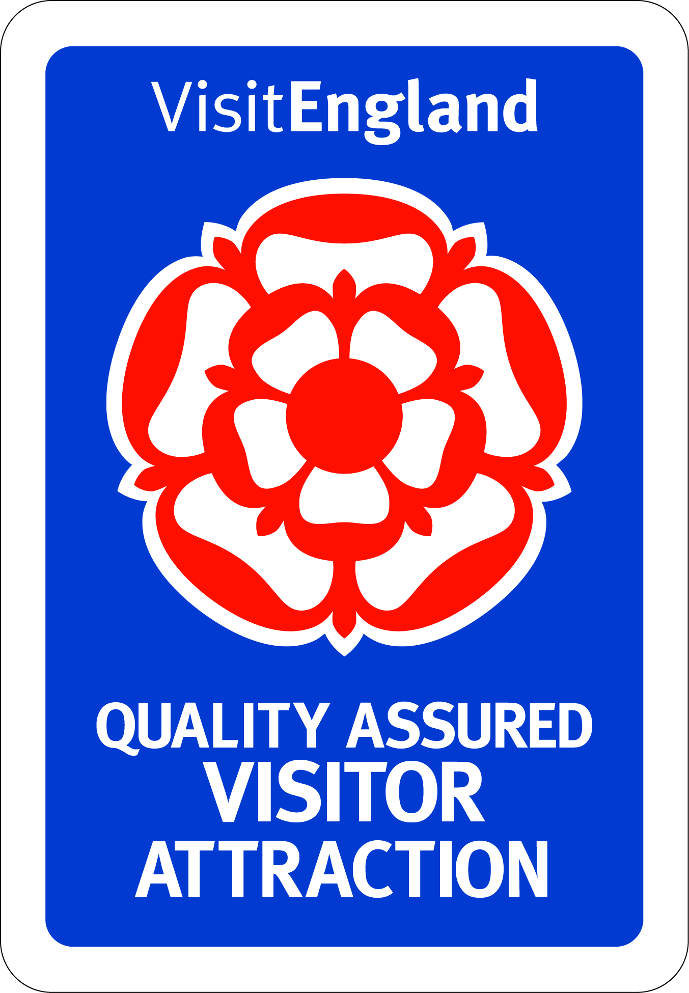 Quality english. Attraction logo.
